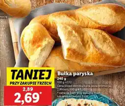 Lidl Bułka paryska oferta