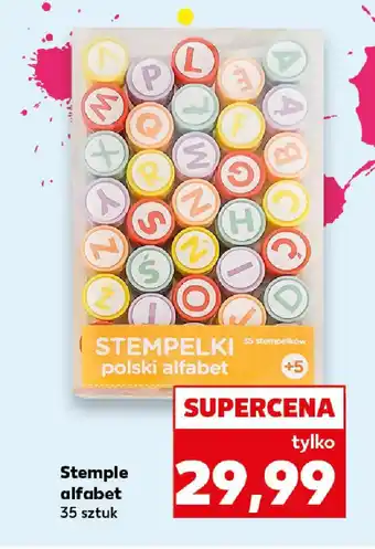 Kaufland Stemple alfabet oferta