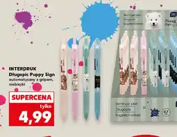 Kaufland Długopis Puppy Sign Interdruk oferta