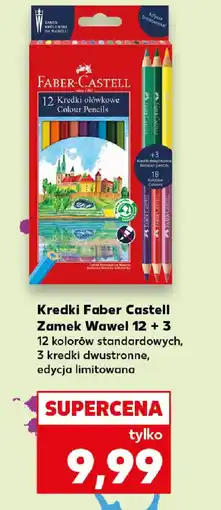 Kaufland Kredki Faber Castell Zamek Wawel 12 + 3 oferta