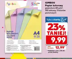 Kaufland Papier kolorowy Gimboo oferta