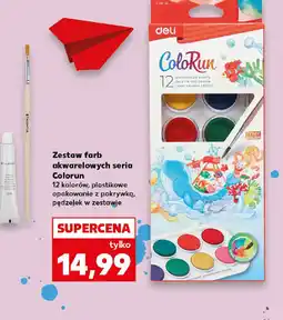 Kaufland Zestaw farb akwarelowych seria Colorun oferta