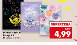 Kaufland Zeszyt Disney Stitch oferta