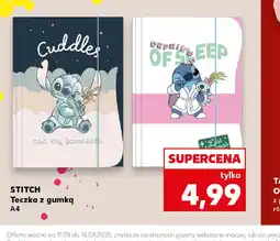 Kaufland Teczka z gumką Stitch oferta