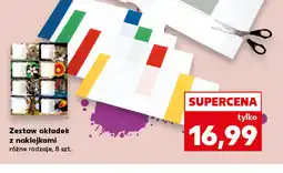 Kaufland Zestaw okładek z naklejkami oferta