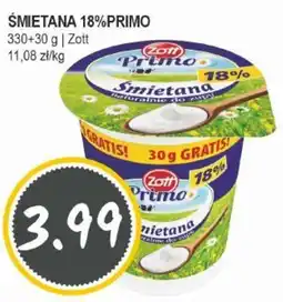Słoneczko Śmietana 18% primo zott oferta
