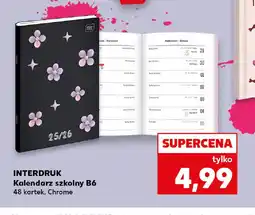 Kaufland Kalendarz szkolny B6 Interdruk oferta