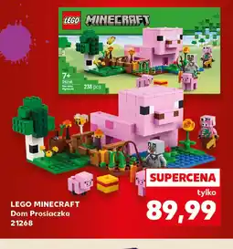 Kaufland LEGO Minecraft Dom Prosiaczka oferta