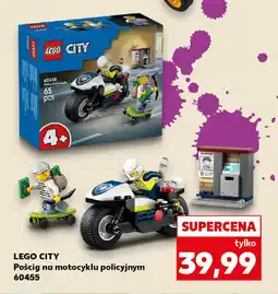 Kaufland LEGO City Pościg na motocyklu policyjnym 60455 oferta