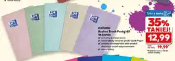 Kaufland Oxford Brulion Touch Pastel A5 96 kartek oferta