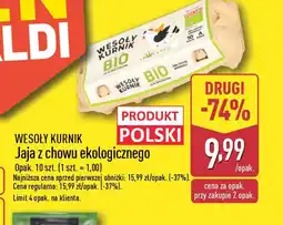 ALDI Jaja z chowu ekologicznego Wesoły Kurnik oferta
