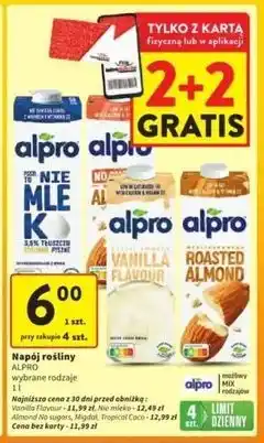 Intermarche Napój kokosowy z dodatkiem ryżu Alpro oferta