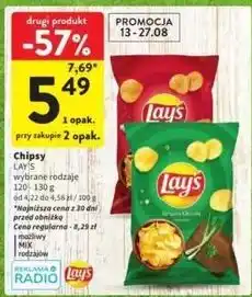 Intermarche Chipsy zielona cebulka Lay's oferta