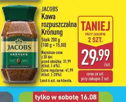ALDI Kawa rozpuszczalna Jacobs Krönung oferta