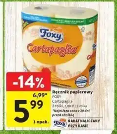 Intermarche Ręcznik kuchenny Foxy Cartapaglia oferta