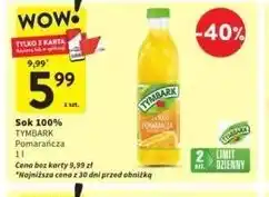 Intermarche Sok pomarańczowy Tymbark oferta