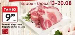 Intermarche Żeberka wieprzowe trójkąty extra mięsne oferta