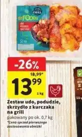 Intermarche Zestaw udo podudzie skrzydło na grill Be Foodie oferta