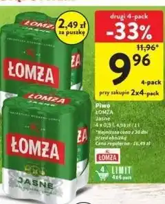 Intermarche Piwo Łomża Jasne (Dawniej Export) oferta
