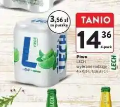 Intermarche Piwo Lech Free Limonka Z Miętą oferta