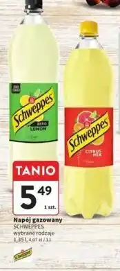 Intermarche Napój lemon zero Schweppes oferta