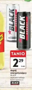 Intermarche Napój energetyczny zero sugar Black Energy oferta