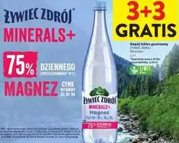 Intermarche Woda lekko gazowana Żywiec Zdrój Minerals+ oferta