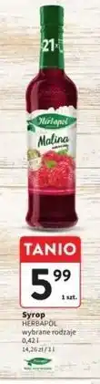 Intermarche Syrop malina Herbapol oferta