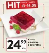 Intermarche Ciasto z owocami i galaretką oferta