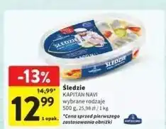 Intermarche Śledzie kąski kaszubskie Kapitan Navi oferta