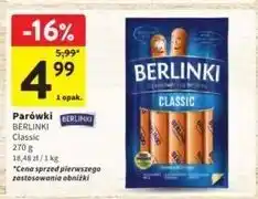 Intermarche Parówki classic Morliny Berlinki oferta