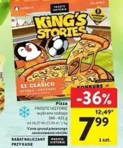 Intermarche Pizza z szynką i pieczarkami Iglotex Proste Historie Bistro oferta