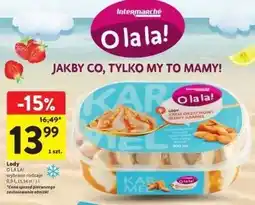 Intermarche Lody krem orzechowy słony karmel O La La! oferta