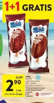 Intermarche Lody Zott Monte oferta