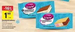 Intermarche Kanapka lodowa black & white O La La! oferta
