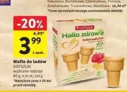 Intermarche Kubki waflowe do lodów i deserów fit Gotszlik oferta
