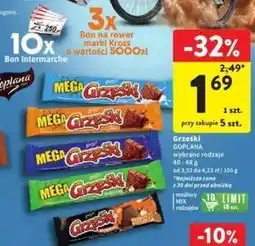 Intermarche Wafelek peanut butter Grześki Na Krawędzi oferta