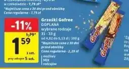 Intermarche Wafel czekoladowy z orzechami Grześki Gofree oferta