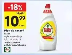 Intermarche Płyn do mycia naczyń lemon Fairy oferta
