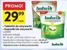 Intermarche Tabletki do zmywarki lemon Ludwik Ultimate Power oferta