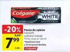 Intermarche Pasta do zębów charcoal Colgate Advanced White oferta