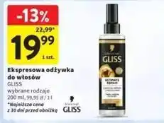 Intermarche Odżywka do włosów Gliss Kur Ultimate Repair oferta