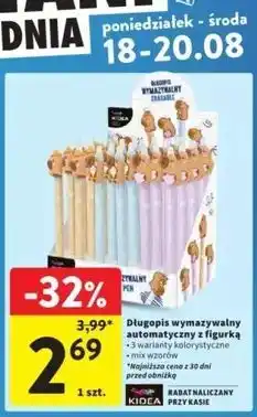Intermarche Długopis uszak Kidea oferta