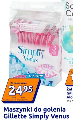 Action Maszynki do golenia Gillette Simply Venus oferta