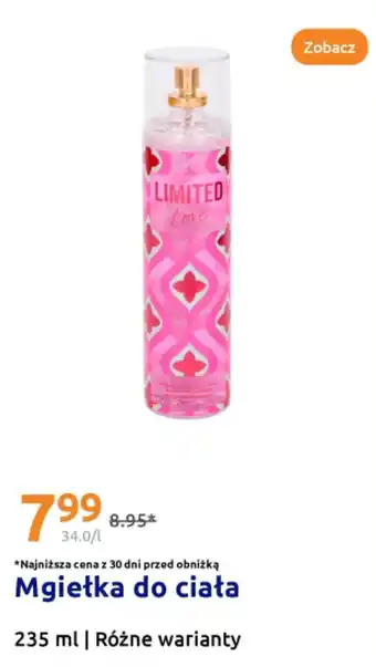 Action Mgiełka do ciała oferta