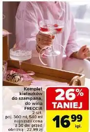 Carrefour Kieliszki do wina freccia 540 ml Florina (Florentyna) oferta