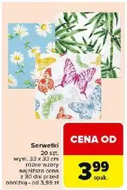 Carrefour Serwetki 33 x cm oferta