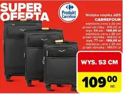 Carrefour Walizka miękka 77 cm Carrefour oferta