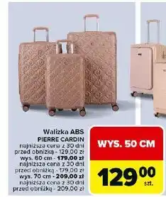 Carrefour Walizka abs 70 cm Pierre Cardin Paris oferta