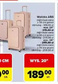Carrefour Walizka abs 28 oferta